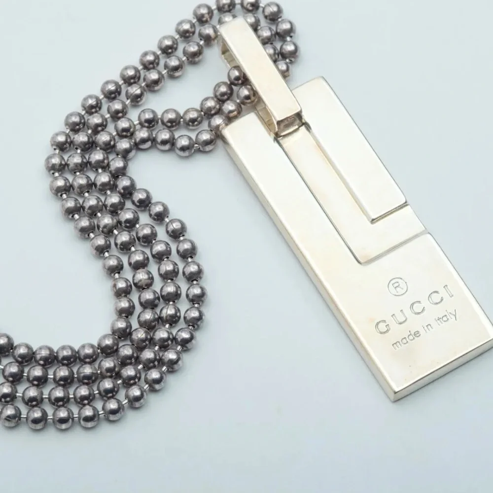 Gucci Luxury Statement Necklace 925 Sterling Silver